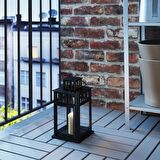 IKEA Borrby Fener Mumluk - Siyah - 28 cm