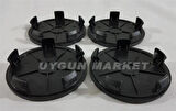 BMW Jant Göbeği 68/65mm Mavi 4 Adet , BMW Jant Kapağı 68mm Mavi (Sticker Baskı Değildir)