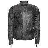 Nancy Vintage Erkek Deri Mont