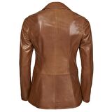 Desa Elenore Kadın Deri Blazer Spor Ceket