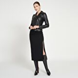 Desa Amelia Siyah Kadın Deri Ceket