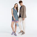 Teofila Kadın Süet Blazer Yelek