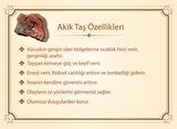 Tesbihane Kararmaz Metal Püsküllü Küre Kesim İsim Yazılı Hint Akik Doğaltaş Tesbih
