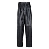 Pasquale Siyah Erkek Deri Pantolon