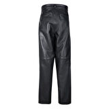 Pasquale Siyah Erkek Deri Pantolon