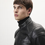 Dugan Siyah Erkek Deri Mont