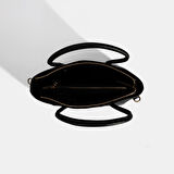 Kadın Siyah Omuz Askılı El Çantası