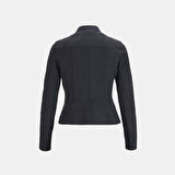 Kadın Lacivert Süet Ceket