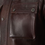 Dione Kahve Erkek Deri Mont