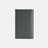 Kadın Koyu Gri Deri Cüzdan