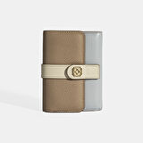 Kadın Vizon / Mavi Deri Cüzdan