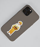 Kimetsu no yaiba-Zenitsu Agatsuma-Nezuko Kamado-2li sticker set parlak kağıt-etiket-DS-31-32