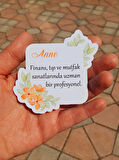 Anneler Günü Tebrik Kartı 4 Lü Özel Kesim Kartlar-ANNE-002