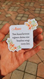Mother's Day -Anneler Günü Tebrik Kartı 4 Lü Özel Kesim Kartlar-ANNE-03