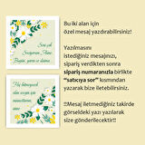 Mother's Day -Anneler Günü Tebrik Kartı büyük 4 Lü + 2 li küçük Kart seti -ANNE-04