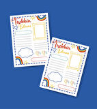 Teşekkür Kartı-BOŞ-Tebrik Kartı- 2 Lİ - Not Kartı -hediye kartı- tek yüzlü teşekkür kartı-öğretmen ve öğrenci