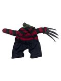 Freddy Krueger Kedi Kostümü S Beden (4-6 kg)