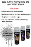 Oto Jant Gri Sprey Boya,Unıversal Astar Sprey,Parlak Vernik Sprey,3lü Jant Boyama Sprey Seti
