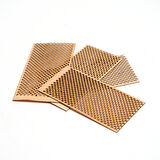 Delikli Model ( Baklava ) Ahşap Mum Fitili ve Yapışkanlı Fitil Sehpası 100 Adet ( 50mm x 100mm x 0,5mm )