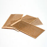 Delikli Model ( Baklava ) Ahşap Mum Fitili ve Yapışkanlı Fitil Sehpası 10 Adet ( 75mm x 100mm x 0,5mm )