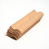 S Model Ahşap Mum Fitili ve Yapışkanlı Fitil Sehpası 30 Adet ( 30mm x 100mm x 0.5mm )