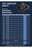 Ramazan İmsakiyesi Modern Kişiye Özel Tasarımlı Dijital Baskı 2 Adet A4 300 gr Model 30