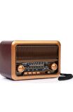 Mini Taşınabilir Nostaljik Radyo Görünümlü Bluetooth Özellikli Hoparlör