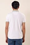 Kısa Kollu MerserizePamuklu Casual Slim Fit Dar Kesim T-Shirt 1011230155 Açık Bej