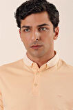 Bal Kısa Kollu MerserizePamuklu Casual Slim Fit Dar Kesim T-Shirt 1011230156