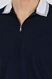 Kısa Kol Düz Pike Polo Yaka Cepsiz %100 Pamuk Slim Fit Tişört 1011250130