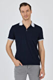 Kısa Kol Düz Pike Polo Yaka Cepsiz %100 Pamuk Slim Fit Tişört 1011250130