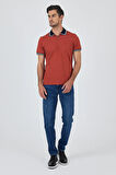 Kısa Kol Düz Pike Polo Yaka Cepsiz %100 Pamuk Slim Fit Tişört 1011250130