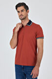 Kısa Kol Düz Pike Polo Yaka Cepsiz %100 Pamuk Slim Fit Tişört 1011250130