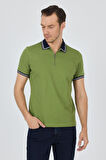 Kısa Kol Düz Pike Polo Yaka Cepsiz %100 Pamuk Slim Fit Tişört 1011250130