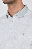 Kısa Kol Baskılı Pike Polo Yaka Cepsiz Slim Fit Tişört 1011250167