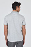 Kısa Kol Baskılı Pike Polo Yaka Cepsiz Slim Fit Tişört 1011250167