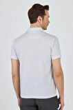 Kısa Kol Baskılı Pike Polo Yaka Cepsiz Slim Fit Tişört 1011250168