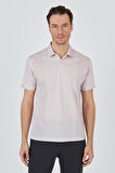 Kısa Kol Baskılı Pike Polo Yaka Cepsiz Slim Fit Tişört 1011250169