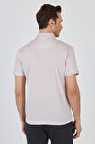 Kısa Kol Baskılı Pike Polo Yaka Cepsiz Slim Fit Tişört 1011250169
