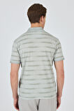 Kısa Kol Baskılı Pike Polo Yaka Cepsiz Slim Fit Tişört 1011250170