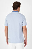 Mavi Kısa Kol Polo Yaka Cepli Classic Standart Beden Tişört 1011250171