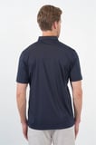 Lacivert İtalyan Yaka Kısa Kol Cepsiz Comfort Fit Esnek Tişört 1011260156