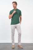 Yeşil Polo Yaka Pike Kısa Kol Slim Fit Pamuklu Hediye Kutulu Tişört 1011260169