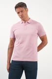 Mor Polo Yaka Pike Kısa Kol Slim Fit Pamuklu Tişört 1011260170