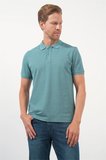 Yeşil Polo Yaka Pike Kısa Kol Slim Fit Pamuklu Tişört 1011260170