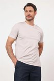 Bisiklet Yaka Kısa Kol Örme Standart Fit Esnek Tişört 1011260251