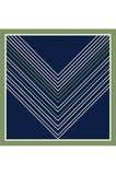 Tarzını Seç Lacivert V Çizgi Fular / Bandana / Aksesuar / Şal / Eşarp 70x70