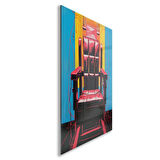 Sanatsal Cam Tablo - Pop Art - Dikey Motif 05-008