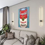 Sanatsal Cam Tablo - Pop Art - Dikey Motif 05-016
