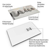 Sanatsal Cam Tablo - Minimalizm - Dikey Motif 07-013